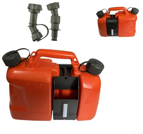 5L Kraftstoffbehälter mit Smart-Control-Ausguss, Inklusive Verlängerung und Werkzeughalter, Für Kettensägen Ersatzteil 0000-881-0113(5L can)