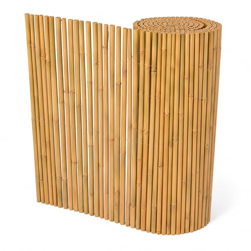 Arella In Bambù Naturale Per Recinzione E Copertura Da Esterno Schermatura Privacy Stuoia Canna Cannette Bamboo Ombreggiante Per Giardino Terrazza Balcone Gazebo 1x3 Metri