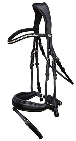 Schockemöhle Malibu Trense Anatomisch Ohne Zügel Größe: VB Farbe: Black/Silver