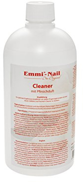 Emmi Nail Cleaner Gelnägel Schwitzschicht Entferner 500ml I Desinfizierende & Entfettende Wirkung vor der Nagelmodellage I Nagelreiniger ohne Aceton I Mit Pfirsichduft
