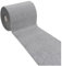 emmevi Alfombra de cocina de color liso, antideslizante, lavable, para pasillo, entrada, 57 x 360 cm, gris