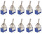 sourcing map 10Stk, 125VAC 6A Ein/Aus 2 Position Klemme SPDT Verriegelung Mini Kippschalter de