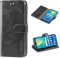 Mulbess Hülle für Huawei P30 Handyhülle, Flipcase mit Stand Funktion, TPU Stoßfeste, Etui Karten Schutzhülle, Vintage Schwarz