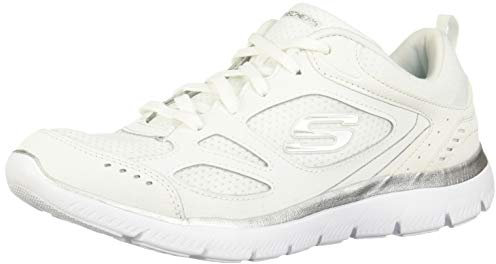 Skechers Women's Trainers, Sports Shoes, White, 40 EU