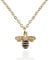 namana Bumble Bee Necklace for Women and Teenage Girls. Gold Pendant Necklace with Cubic Zirconia and Black Enamel. Bumble Bee Gifts for Women with Gift Box.