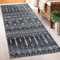 ReaLife Maschinenwaschbar Teppich Läufer - Wohnzimmer Schlafzimmer Badezimmer Küche Flur Büro - rutschfest Kurzflor Premium-Fleckenbeständig - Geometrisch Marokkanisch Diamant - Jace - 75 x 180