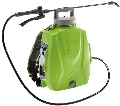 Pompa Irroratrice a Zaino a Batteria da Giardino 8 Litri Rama Futura Verde