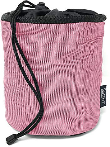 Smith’s® Premium Waterproof Peg Bag | Pink | 28 x 18 x 18 cm | For Laundry, Clothes & Pegs | Weather Resistant Oxford 1680D | Indoor & Outdoor Use | Belt & Washing Line Carabiner