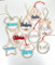 Little_Dreams_ Bolas de navidad personalizadas con nombre de madera y metacrilato de colores, adorno navideño, ornamento, Cordel incluido, Originales,decoración navideña Para árbol de navidad