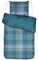 ESSENZA Bettwäsche Beau Blau Karo Muster Kariert Wendeoptik Winter Linien Flanell, Größe:155 cm x 220 cm
