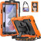 HXCASEAC Custodia per Samsung Tab A7 Lite 8,7 T220/T225/T227 con pellicola protettiva e portapenne [cinturino girevole a 360°] e supporto, custodia a prova di caduta per tablet Samsung A7 Lite 2021,