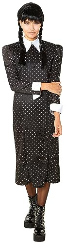 Rubie's Official Addams Family Wednesday Women Dress, Adult Fancy Dress