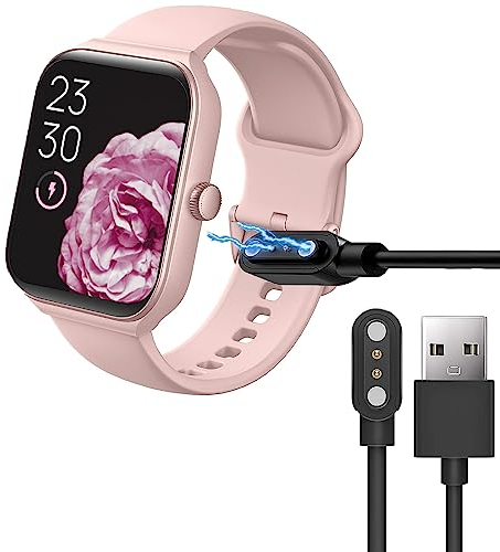 Blueshaweu Ladekabel Kompatibel mit TOOBUR Smartwatch IDW16 1,95'', Kabel Ladegerät Ladestaion für TOOBUR IDW16 Smartwatch (schwarz)
