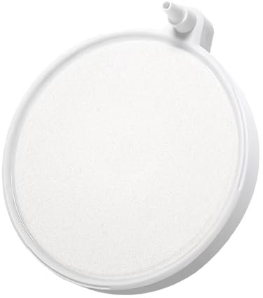 Aquarium Luftstein Disc, Nano Bubble Air Stone Disc, Aquarium Bubble Disk, Sauerstoff Stein Auströmer, Aquarium Diffusor für Gelösten Sauerstoff, Luftstein Diffusor für Teiche Fisch Tank (80mm)
