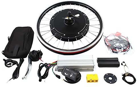 Jolre 20 Zoll E-Bike Umbausatz, E-Bike Vorderrad, Motorrad Umbausatz, E-Bike Vorderrad Umbausatz mit LCD Display, 1000W 48V.