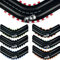 Overdrive-Racing Curbs/Kerbs Kompatibel mit Carrera 124 132 Kurven Geraden Randsteine Randstreifen Slotcar, Set:Curbs Rot 30 Stück