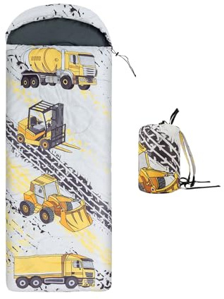 Kids Sleeping Bag for Camping - Lightweight 3 Season Child Backpacking Sleeping Bag for Girls and Boys, Waterproof Compact Youth Camping Gear for Outdoor by Croosseoutdoors