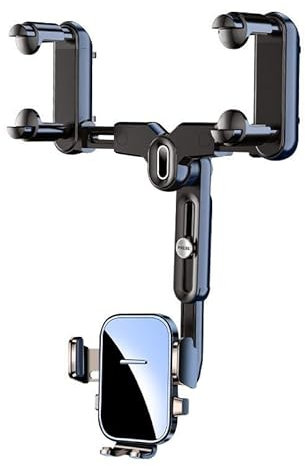SMLZR Car Phone Holder for Renault Trafic,Car Phone Cradle Mobile Phone Mount 360° Rotation Adjustable Dashboard Windscreen One Button Release Hook Clip for All Phones Car Accesories