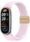 Niboow Intrecciato Cinturino per Xiaomi Smart Band 10/9 / 8, Uomini Donne Traspirante, Elastica Nylon con Fibbia Magnetica Watch Band per Xiaomi Smart Band 10/9 / 8 - Rosa