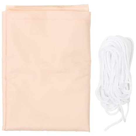 Baldacchino a vela rettangolare e quadrato, per esterni, beige, impermeabile, per patio, giardino, terrazza, piscina (2 x 3 m)