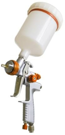 CEVIK PRO - CA-1857-1.4 Pistola a Spruzzo 1,4mm Professionale - Alta Precisione - Serbatoio 600ml - Verniciatore a Spruzzo per Muri - Con Kit Pulizia - Per Smalti e Dettagli