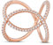SIF JAKOBS JEWELLERY Ring Fucino aus rosévergoldetem 925 Sterling Silber mit Zirkonia-54