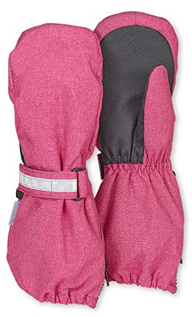 Sterntaler Wasserabweisende und wasserdichte Stulpen-Fäustel mit Klettverschluss, Alter: 12-18 Monate, Größe: 1, Magenta