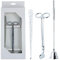 Tidelence Kerzenlöscher, Dochtschneider, Kerzen-Zubehör-Set, Kerzendochtlöffel mit Geschenkpaket, 3-in-1-Kerzen-Werkzeug-Set, ideal für Duftkerzenliebhaber (Silber)