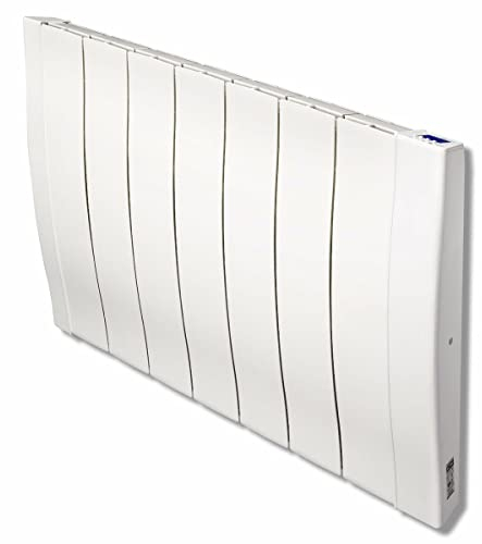 Haverland RC7W+ | Radiatore elettrico a inerzia in alluminio pressofuso | 1100 W | Programmazione via app | Tecnologia Bluetooth | Design compatto | Uso 1-6h/giorno | +/- 11-17 m² | Bianco