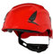 3M SecureFit Schutzhelm, X5505NVE-CE, nicht belüftet, rot, CE