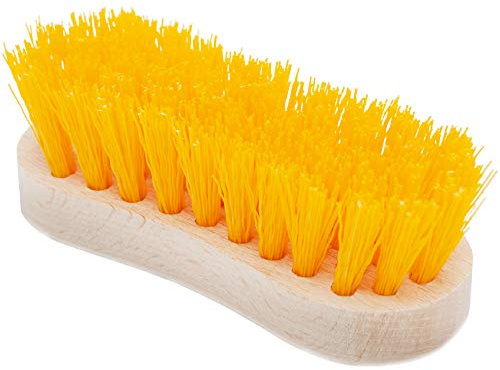 Harrison Greys Scrubbing Brush Heavy Duty - Hand Scrubber Brush, Hard Bristle Carpet Brush, Wooden Cleaning Brush With Stiff Bristles, Decking Scrubbing Brushes, Floor Cleaner
