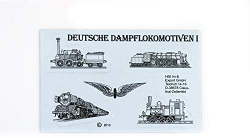 Zunftbedarf.de Magnet Set Eisenbahn Lok Dampflok Deutsche
