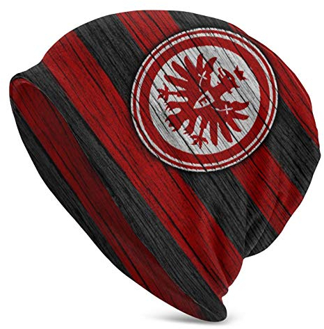 Bdgajdka Eintr-Acht Fran-Kfurt Uni Beanie Mütze Strick Warm Cap Wolle Strickmütze, Schwarz