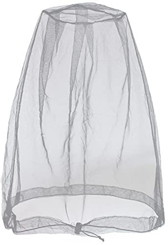 Cinvo Head Net Mesh Bug Net Face Netting Updated Bigger Size for Mücken Bugs No See Ums Insekten Gnats Mücken from Outdoor, Geräumiges Netz Raum funktioniert über die meisten Hüte, kommt mit
