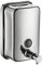 Manual Pump Soap Dispenser Stainless Steel Wall Mounted Large Commercial Polished 1 Litre Corrosion Proof