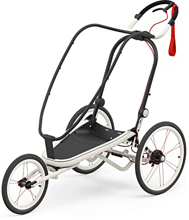 Cybex Rahmen für Multisport-Anhänger ZENO, Von ca. 6 Monaten - ca. 4 Jahre, Max. 111 cm und 22 kg, Gestell für Multisportwagen, Creme/Orange