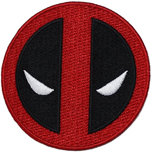 Deadpool Patch Iron on Application Marvel Icon Patch Embroidery Applique