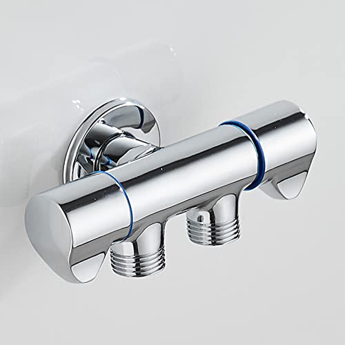 Rubinetto doppio giardino uno in due fuori rubinetto doppio lavatrice lavastoviglie rubinetto doppio giardino ottone per cucina,cromato A