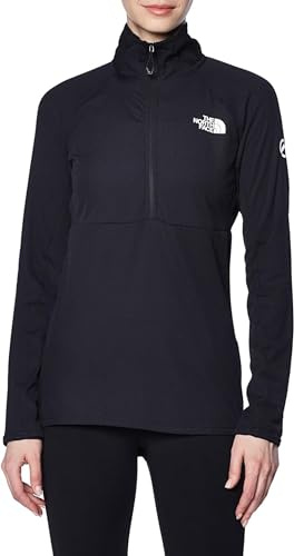 THE NORTH FACE NF0A5J8CJK3 W Summit FUTUREFLEECE LT 1/2 Zip Sweatshirt Damen Black Größe XL