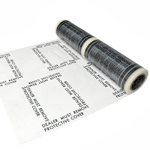 RITIDEN Rouleau de film de protection adhésif transparent pour tapis de voiture - 61 cm x 61 m