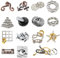 RoseFlower 15 Metallpuzzle - Cast Puzzle Magic Lock Unlock Adult Brain Teaser Alloy Toy für Party Favor Kids & Adults