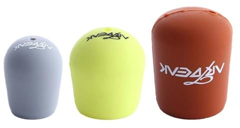 Angelrute Butt Kissen Angelrute Sitzkissen Angelrute Protector Silikon Angelrute Butt Cap Angelrutenhalter, zufällige Farbe, 3 Stück