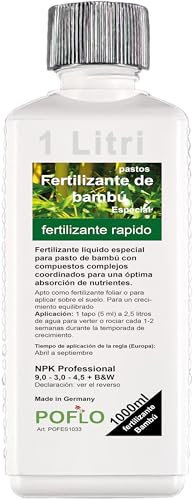 Fertilizante líquido de bambú PREMIUM para bambúes y pastos (1000ml)