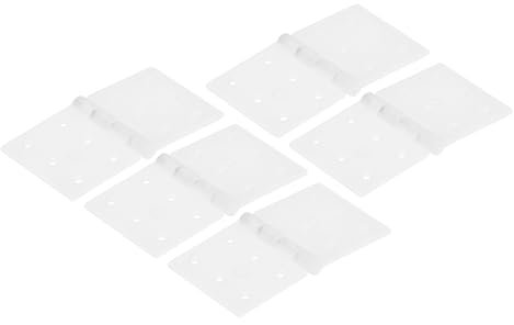 sourcing map RC Hinges 0.8 Inch x 1.4 Inch Adjustable Hatch Hinge for RC Model Airplane Parts 5 Pcs