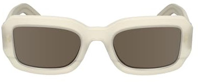 Calvin Klein Unisex Adult Sunglasses CK24511S - Chalk with Solid Brown Lens