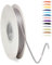 Grau 3mm Satinband 95 Meter, Polyesterband, verschönern Sie Ihre Bastelarbeiten und Feiern, ideal für Geschenkverpackungen, Dekorationen, Hochzeitsautoband, Bänder zum Basteln