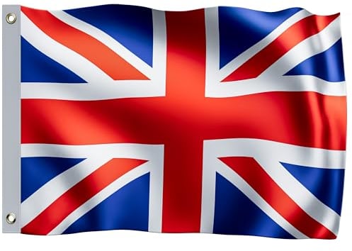 MONZANA® UK Flagge 150x90cm Vereinigtes Königreich Metallösen strapazierfähig Fahne 100% Polyester Garten Outdoor Indoor Länder doppelt umsäumte Kanten Pflegeleicht