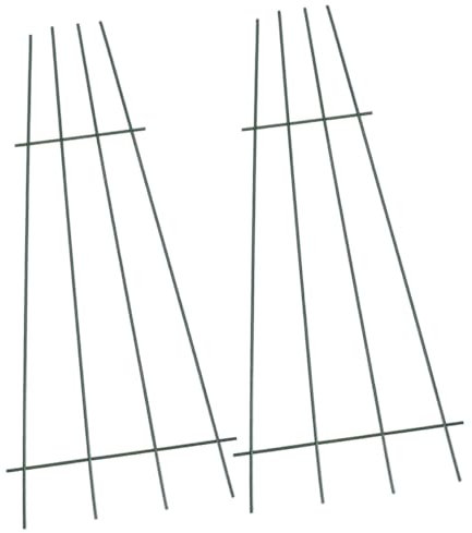 MERRYHAPY 2stücke Eisen Kletterpflanzen Rankhilfe Stabiles Pflanzengitter Für Kletterpflanzen Und Blumen Langlebige Garten Rankhilfe Für Topf Gartenpflanzen