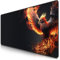 TITANWOLF - XXL Speed Gaming Mauspad 900 x 400mm - XXL Mousepad - Tischunterlage Large Size - verbessert Präzision und Geschwindigkeit - Phoenix