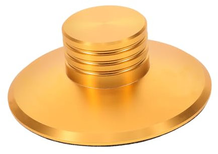 GREENADSCAPE Peso De Disco para Tocadiscos Estabilizador De Peso De Disco De Metal Plataforma Estabilizadora De Tocadiscos - Accesorios para De Vinilo